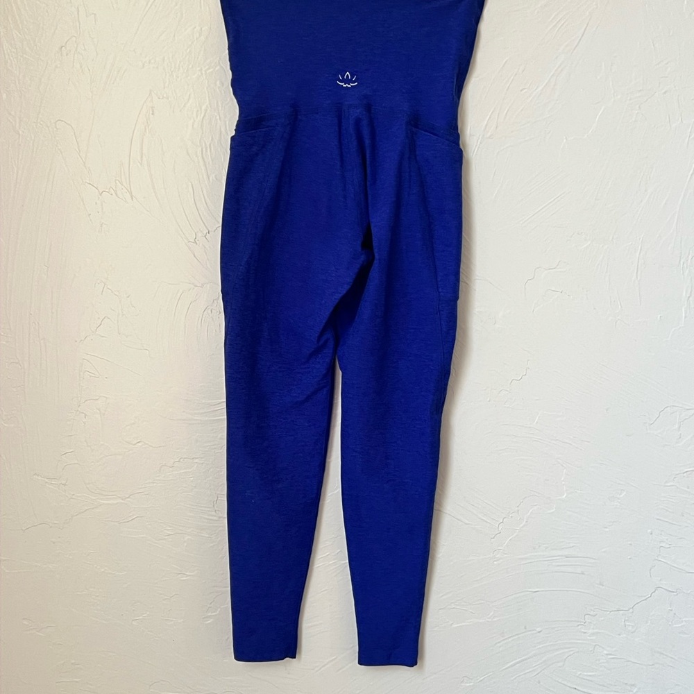 Beyond the Bump 7/8 blue space dye legging w/ pockets size S - Picture 5 of 5